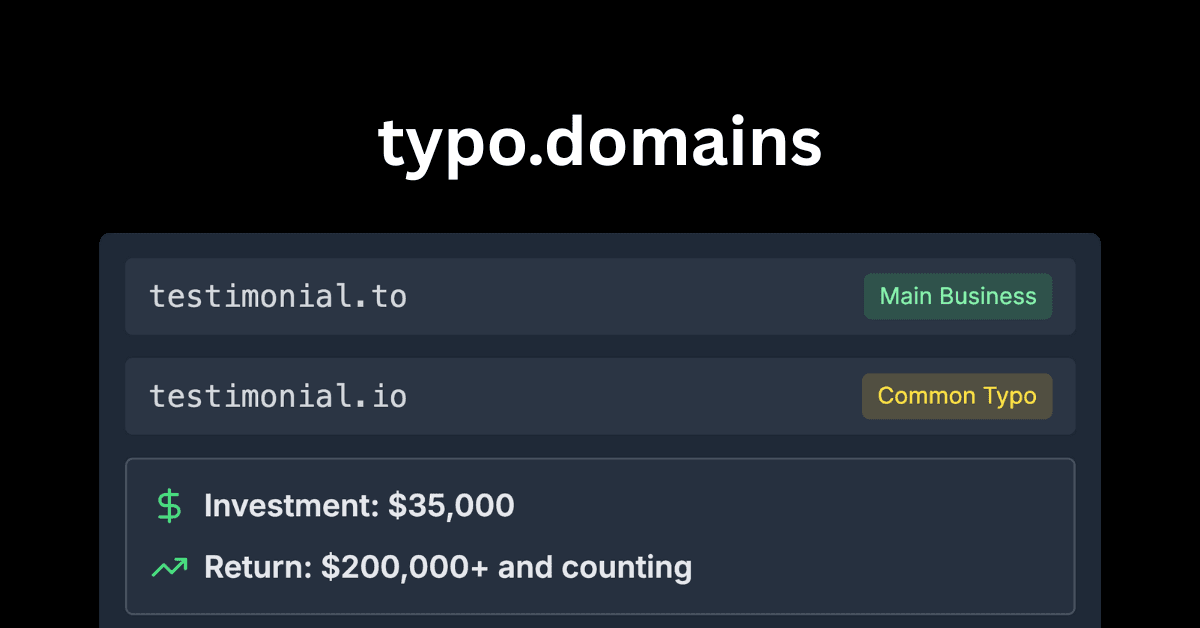 Typo Domains